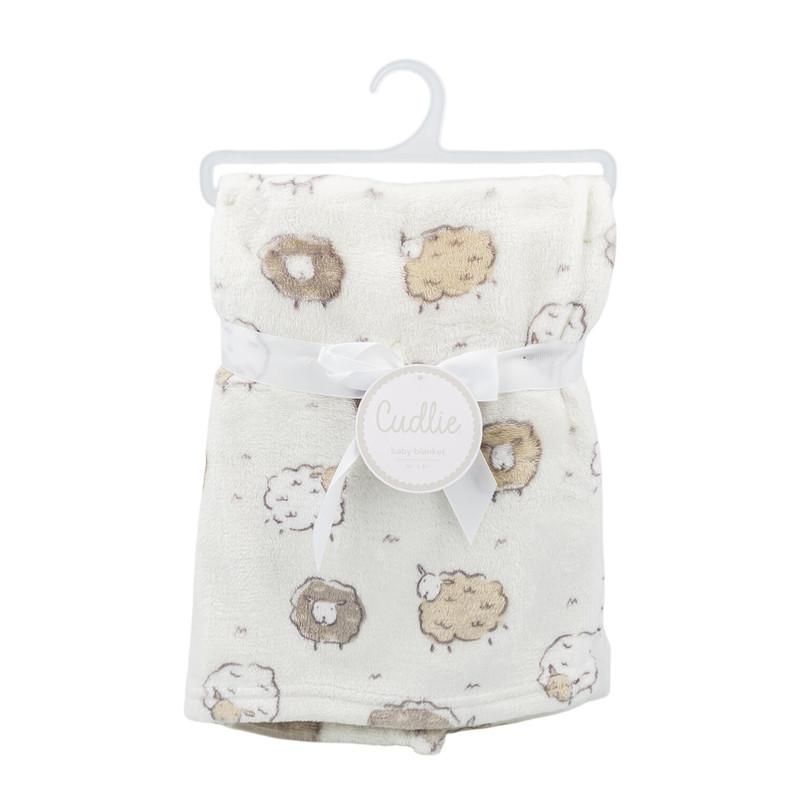 Cudlie Baby Blanket, Sheep image