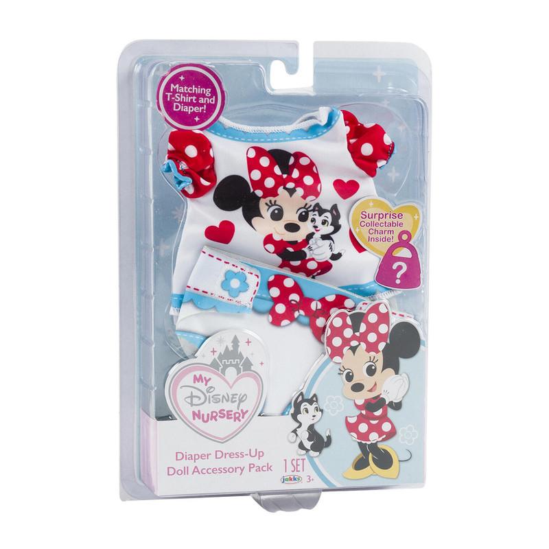 Minnie Mouse Diaper Dress-up Doll Accessory Pack