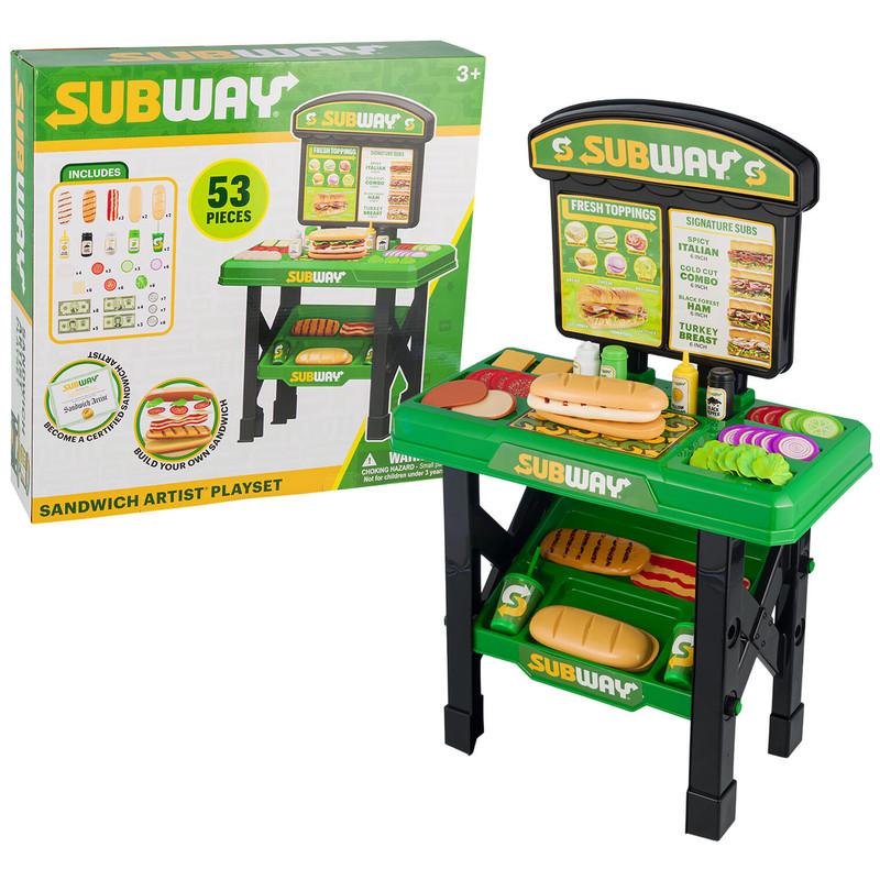 Subway Sandwich Maker Playset, 53 Pieces