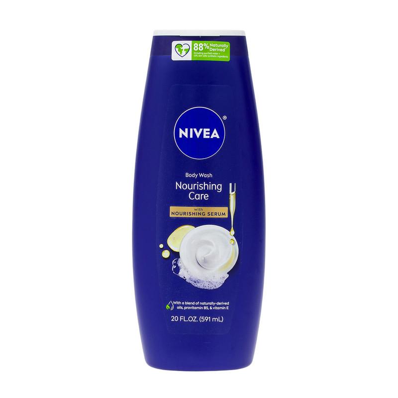 Nivea Nourishing Care Body Wash, 20 fl oz, with Nourishing Serum