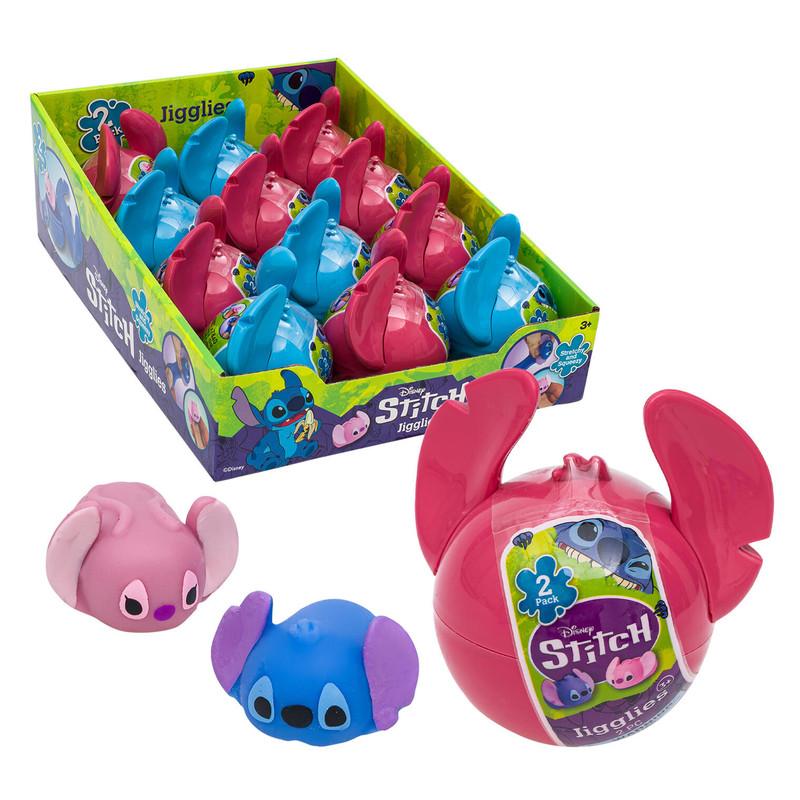 Disney Stitch Jigglies Squeezy Toys 2-Pack, Assorted image