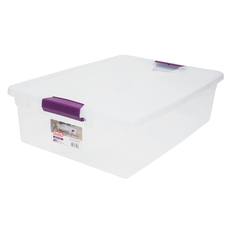 Sterilite 32qt ClearView Latch Container image