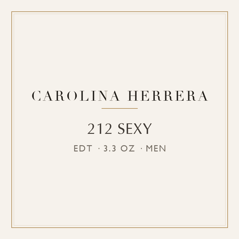 212 SEXY - Carolina Herrera - EAU DE TOILETTE SPRAY 3.3 oz Men Tester image