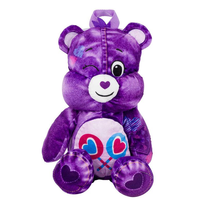 Care Bears Plush Backpack, Share Bear, Purple image