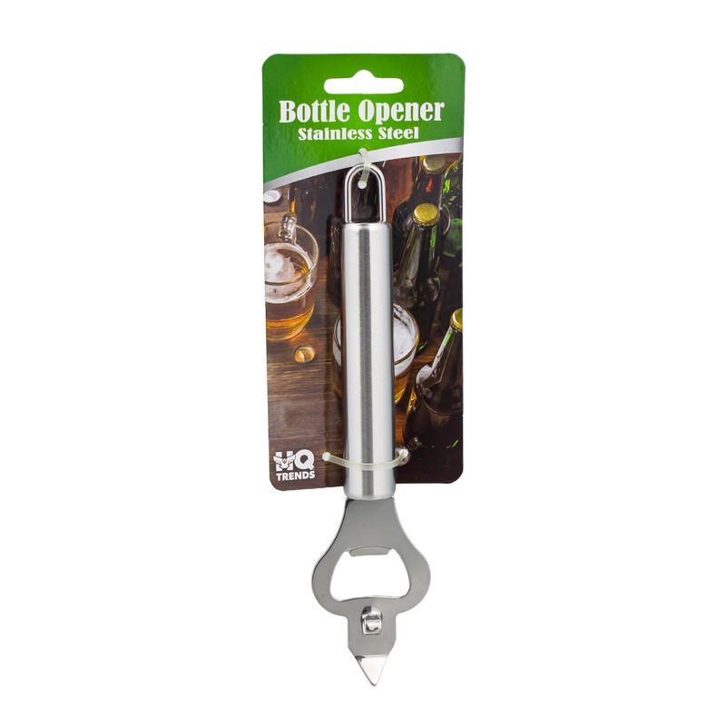Stainless Steel Bottle Opener with Hanging Loop image