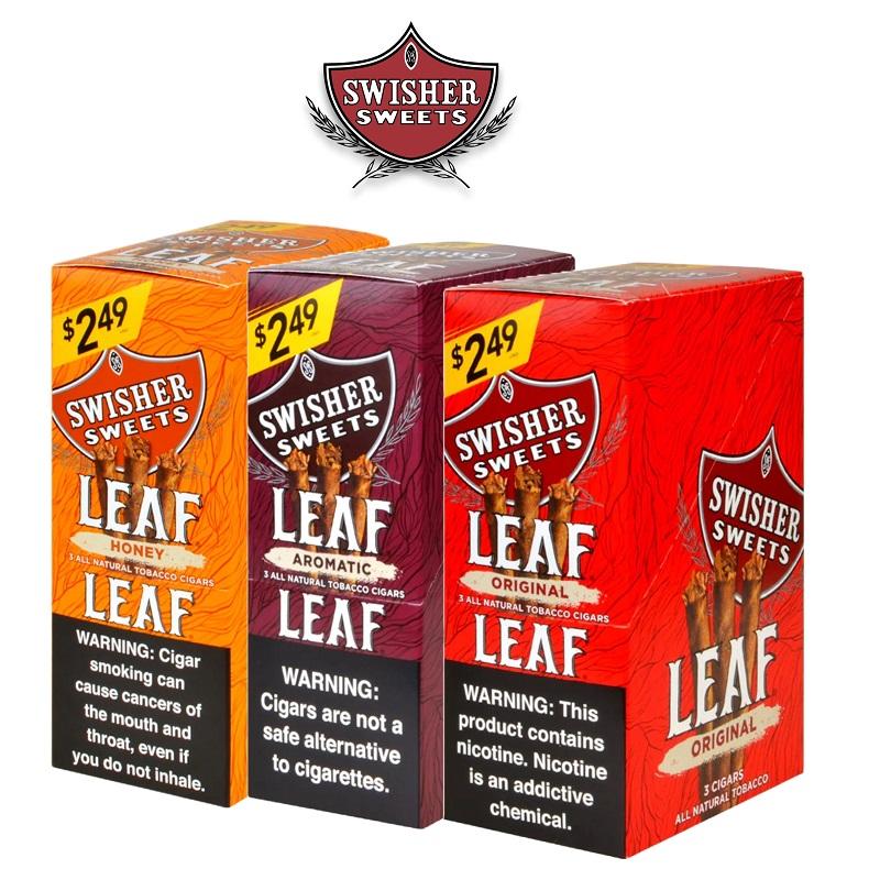 Swisher Sweets® Leaf Cigars 3 / $2.49 10 Pouches / Display image