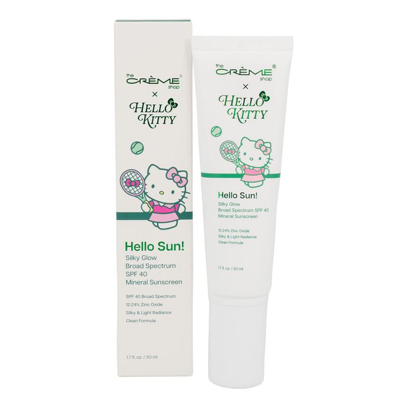 The Crème Shop x Hello Kitty Hello Sun! Silky Glow Broad Spectrum SPF 40 Mineral Sunscreen, 1.7 fl oz image