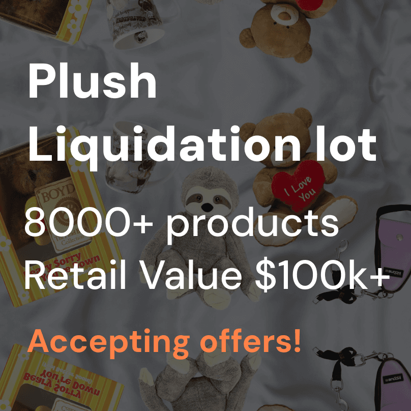 Brand-Name Plush & Gift Bulk Lot — $100K Retail, Open to Offers! image