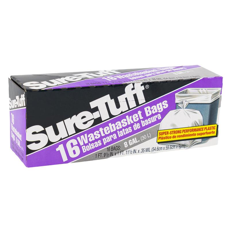 Sure-Tuff Wastebasket Bag 16-pack - 8gal image
