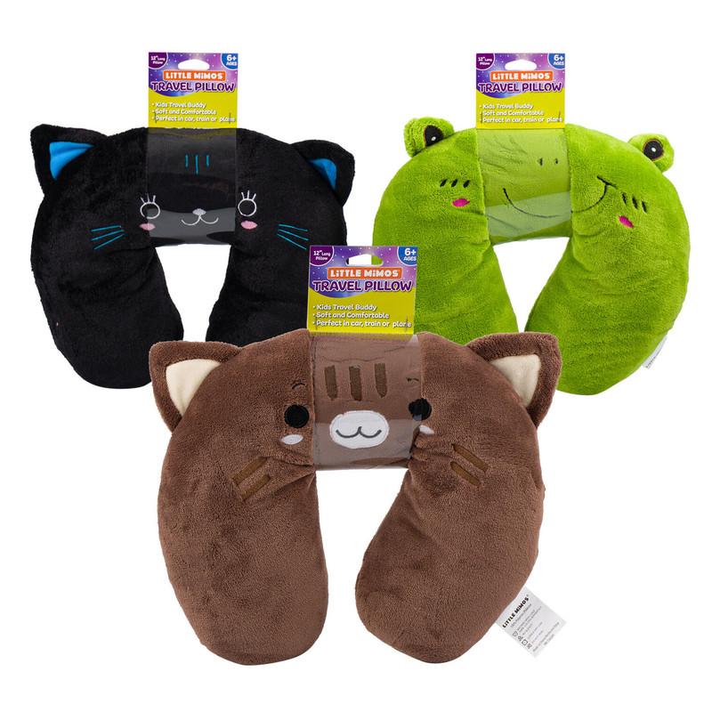 Little Mimos Animal Travel Pillow- 12"- Assorted image