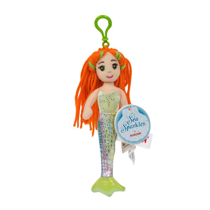 Sea Sparkles Meriel Clip Ons Keychain- 6.5" image
