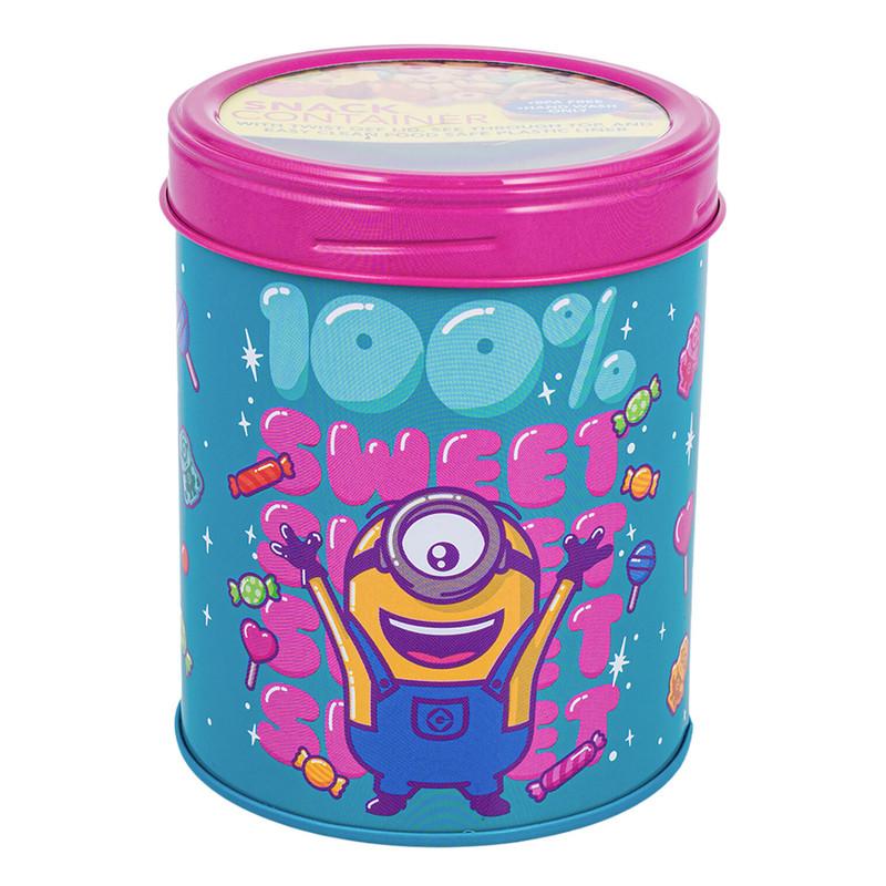 Minions Snack Container with Twist Off Lid, BPA Free image