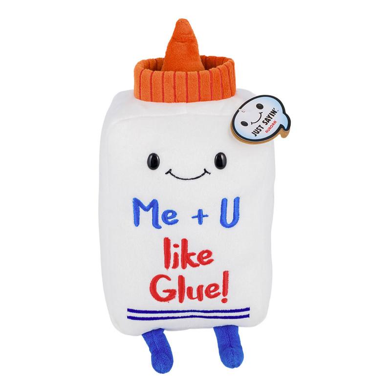 Aurora Just Sayin Me + U Like Glue Plush Stuffed Toy, 11"