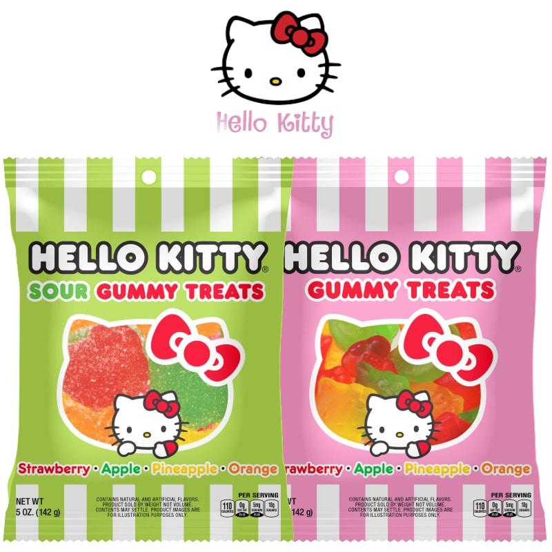 Hello Kitty® Peg Bags 5oz Gummies – 12 / Case