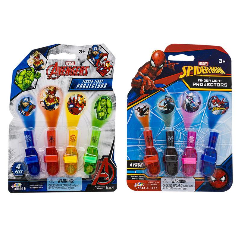 Marvel Avengers and Spider-Man Finger Light Projectors, Assorted image