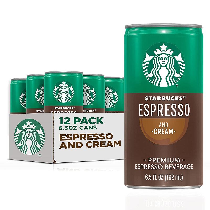 Starbucks® Espresso + Cream 6.5oz Cans – 12 / Case image