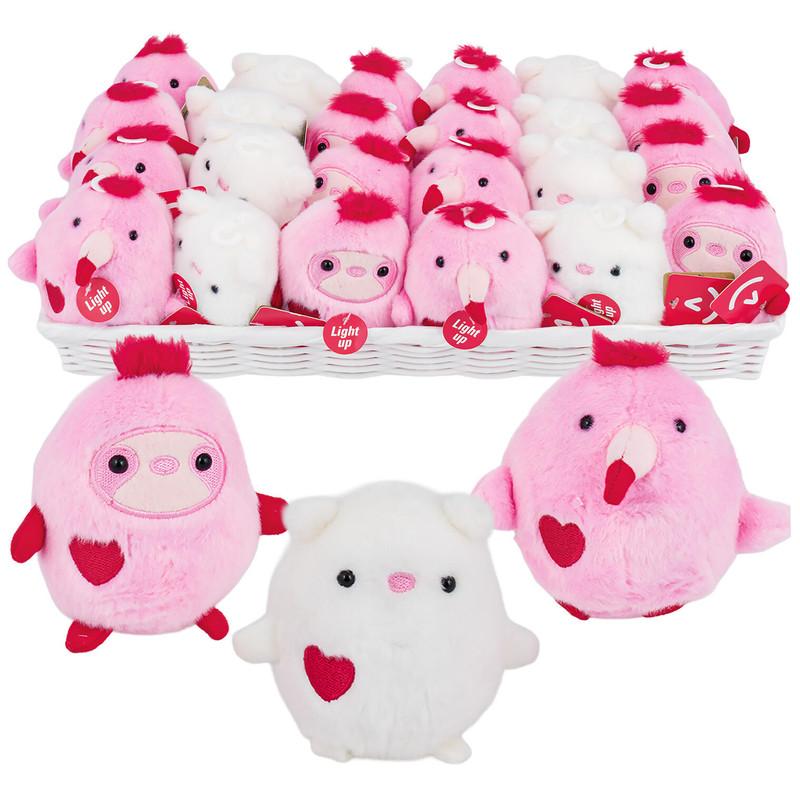 Aurora Luv Lights Light Up Plush Stuffed Animal, 3.5", Assorted image