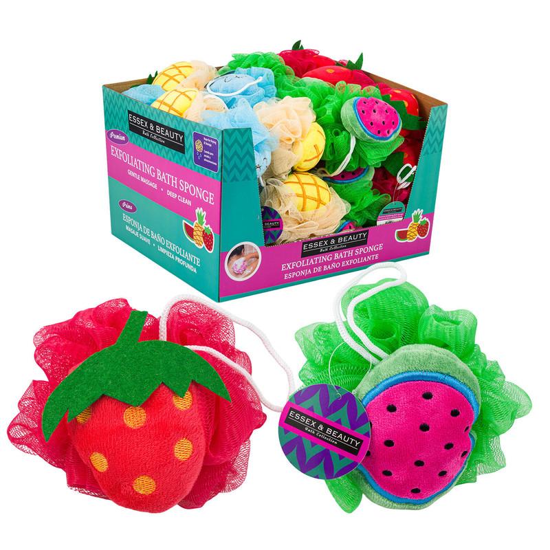 Essex & Beauty Exfoliating Bath Sponge - 4.5" - Assorted Design image