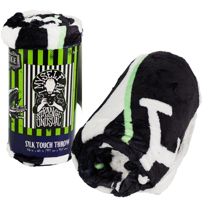 Beetlejuice Silk Touch Throw Blanket, 46 x 60"
