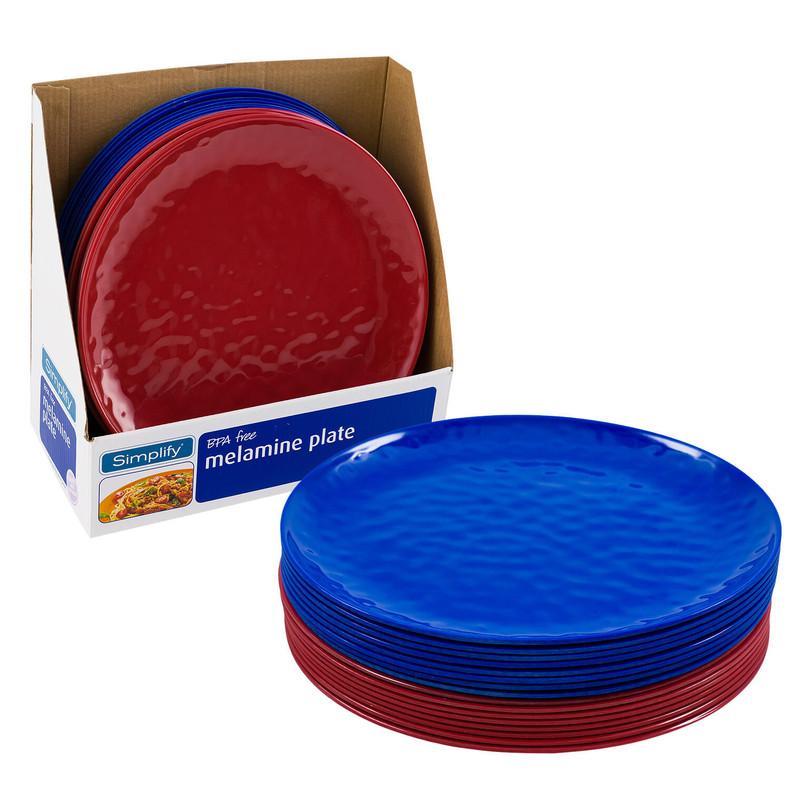 Melamine Plate 10.5", BPA Free - Assorted image