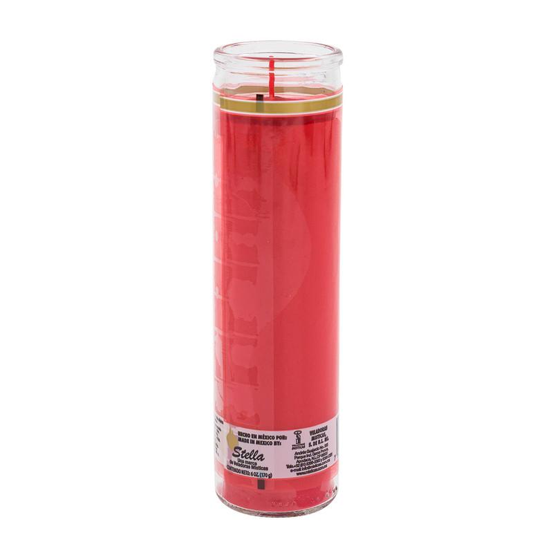 Candle, 8", Red image