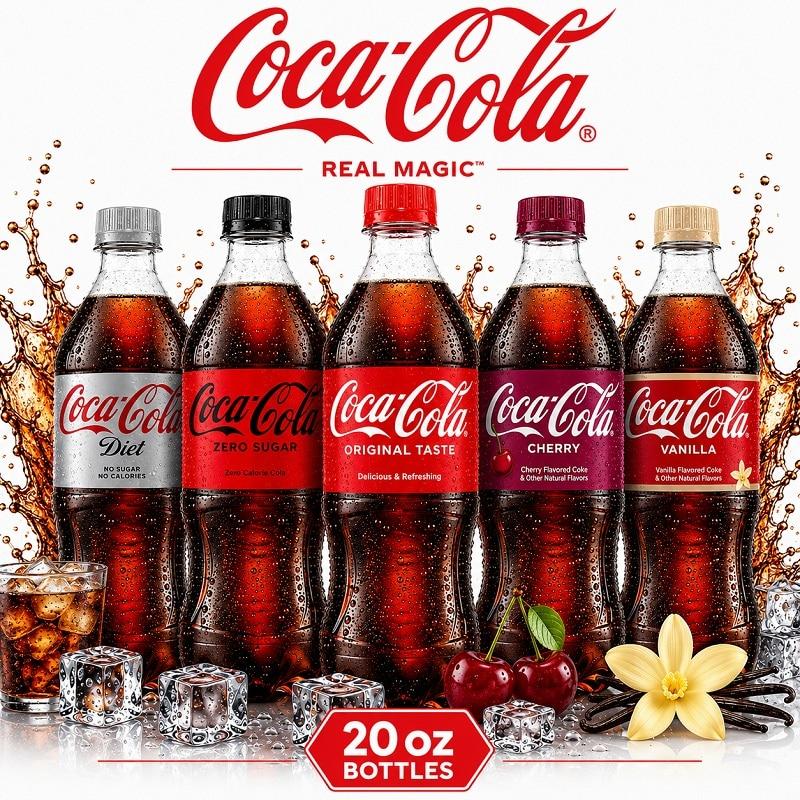 Coca Cola® 20oz Flavors Soda Pop 24 / Case image