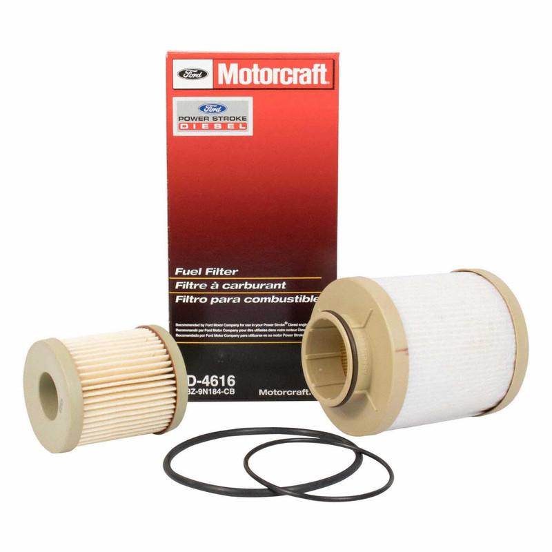 03-07 Ford FD-4616 Motorcraft 6.0L Powerstroke Diesel Oil Fuel Filter image