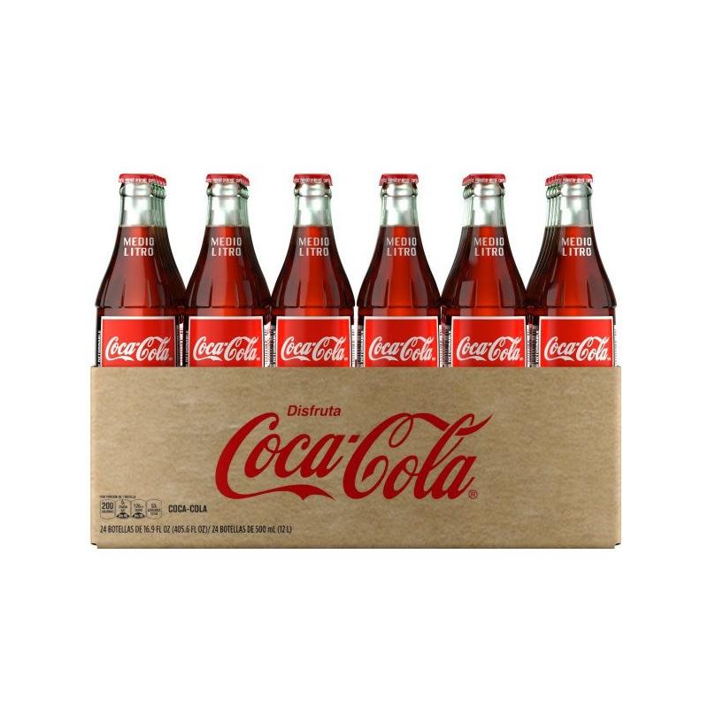 Coca Cola® Mexican Regular Soda Pop 16.9oz – 24 / Case image