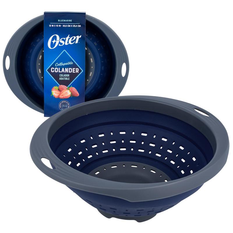 Oster Collapsible Colander, 12 x 10", Bluemarine image