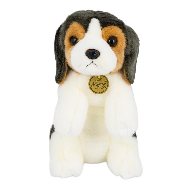Aurora Miyoni Tots Sitting Pretty Beagle Pup Plush Stuffed Animal, 11" image
