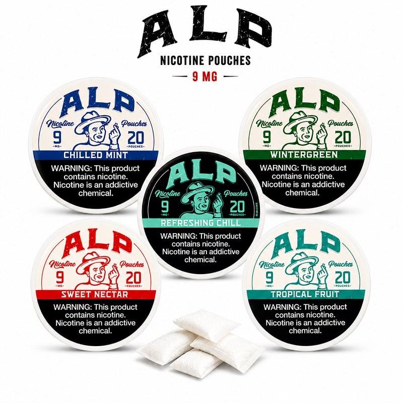 ALP Pouches 9MG 5/Roll 18 Rolls/Case