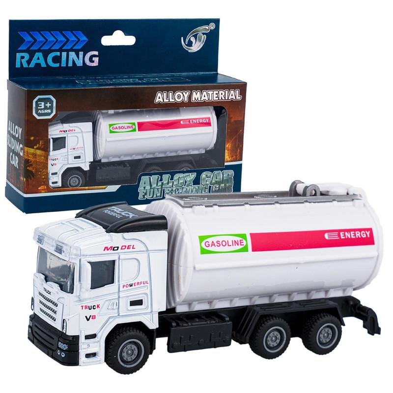 Alloy Fun Sliding Fuel Oil Tanker Toy Truck image