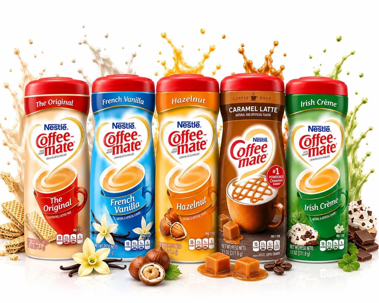 Coffee Mate Powdered Creamers 11oz Cans image