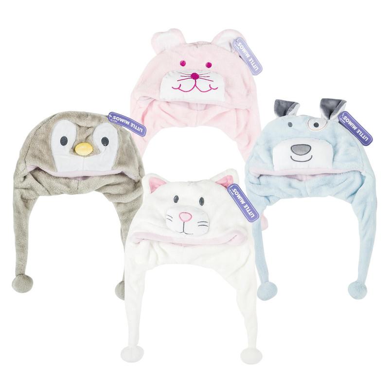 Little Mimos Animal Plush Hat - 4 Assortments image
