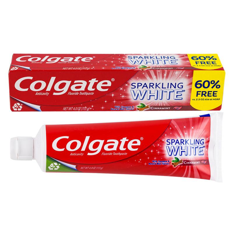Colgate Sparkling Cinnamint Toothpaste- 4oz image