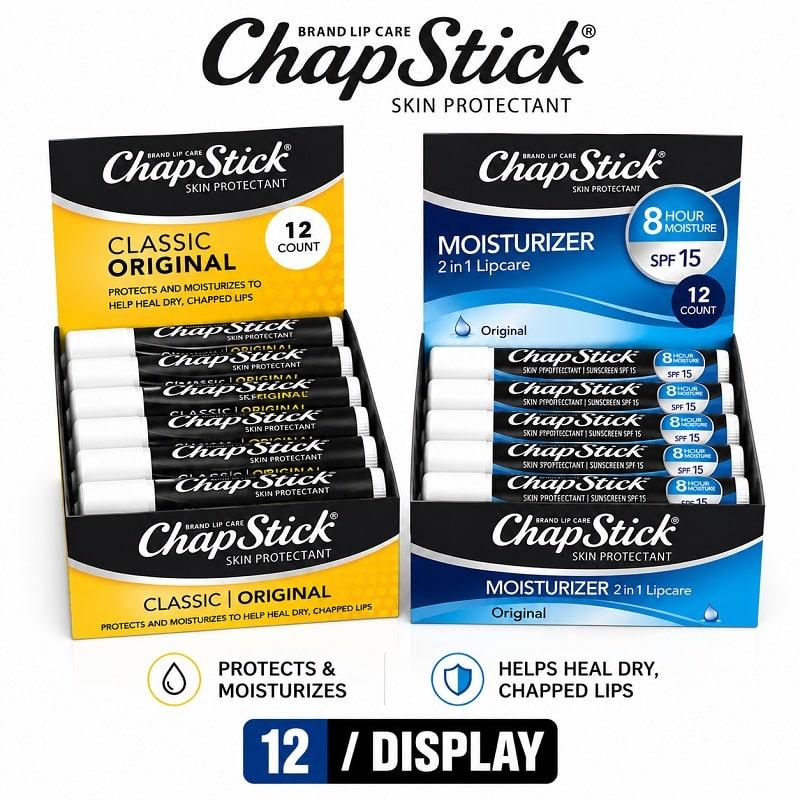 ChapStick® Lip Balm – 12 / Display