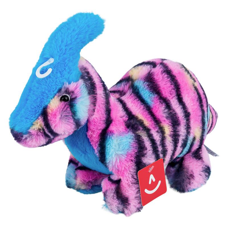 Aurora Dinos & Dragons Watercolor Dinos Parasaur Pink Plush Stuffed Animal, 12.5" image