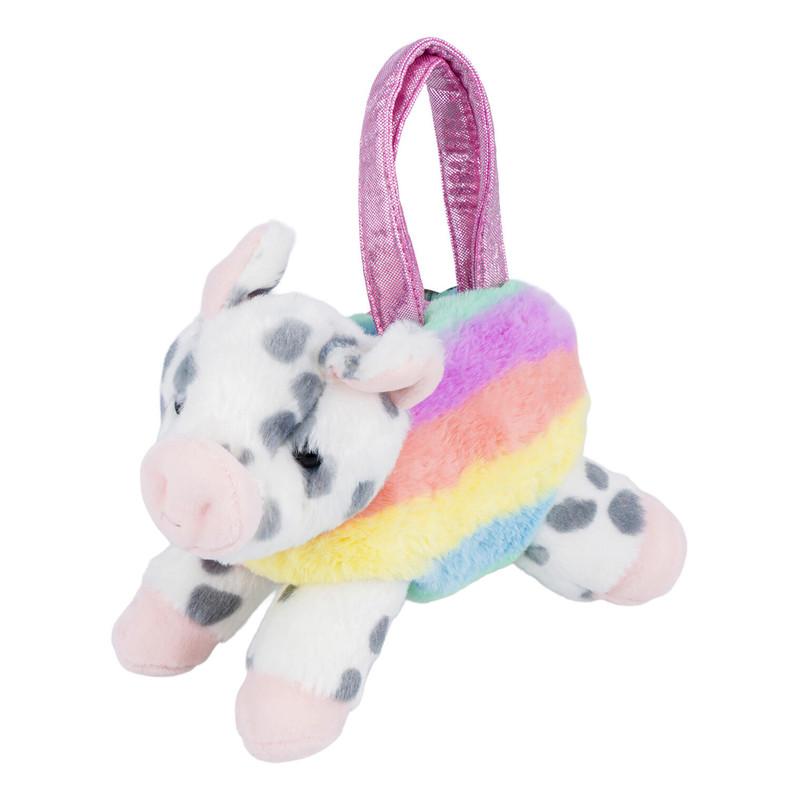 Aurora Trendy Pals Rainbow Piggy Plush Stuffed Animal, 8"