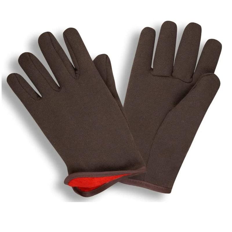 Red Line Brown Jersey Gloves – 12 Dozen / Packet image