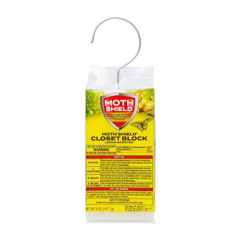 Moth Shield Closet Block, 5 oz, Lemon Scented image
