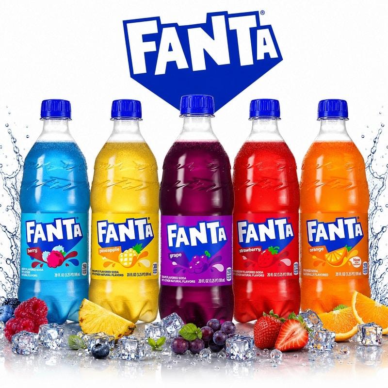 Fanta® Soda Flavors 20oz Drink – 24 / Case image