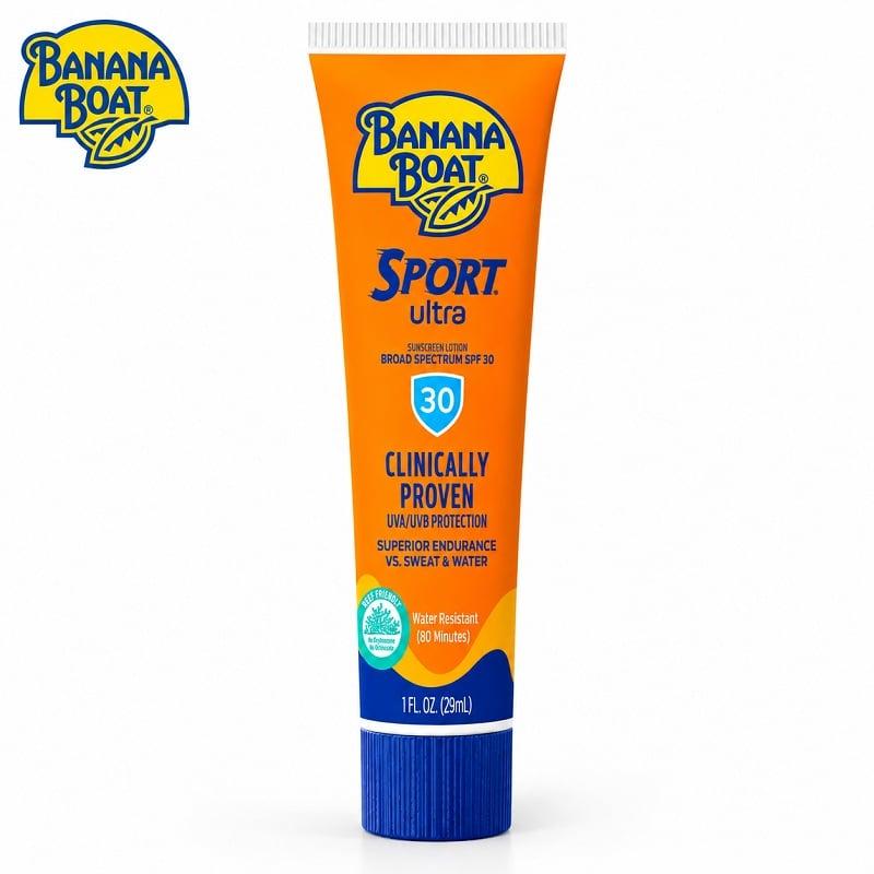 Banana Boat Sport Ultra Sunscreen Lotion, SPF30, 1oz 24 / Display