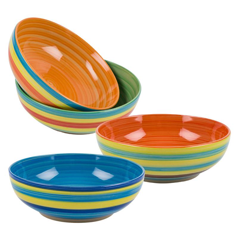 Stoneware Bowl - 9" - 4 Assortments image
