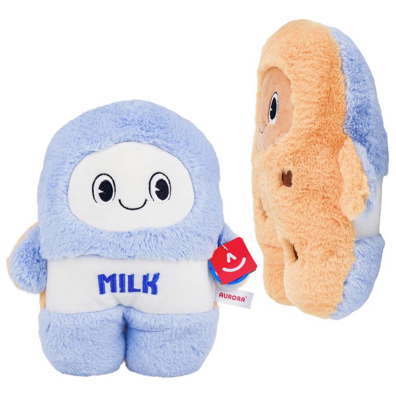 Aurora Flipovers Milk & Cookies Plush Stuffed Toy, 11"