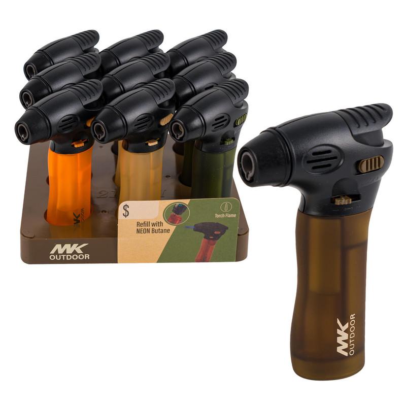 MK Outdoor Series Refillable Torch Lighter - Torch Flame - Assorted Colors image