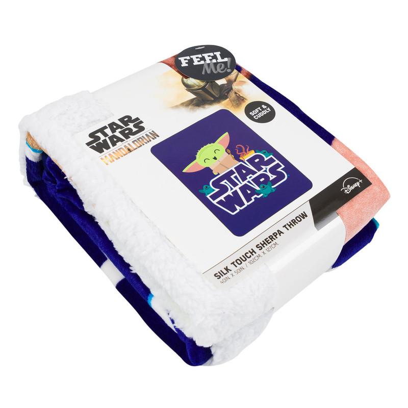 Star Wars Mandalorian Silk Touch Sherpa Throw