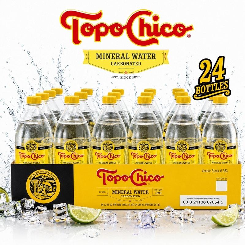Topo Chico® Sparkling Mineral Water 20 oz.- 24 / Case image