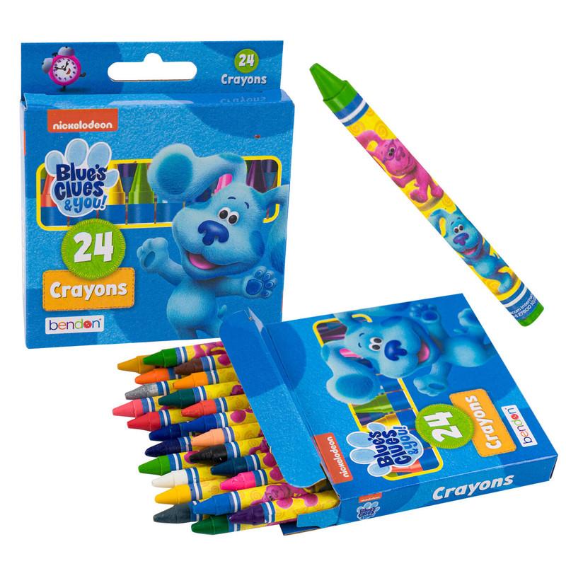 Blue's Clues Crayons - 24 Pieces - Assorted Colors image