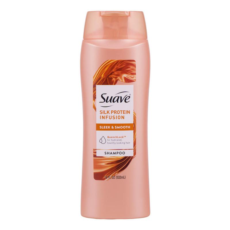 Suave Silk Protein Infusion Sleek & Smooth Shampoo, 18 fl oz