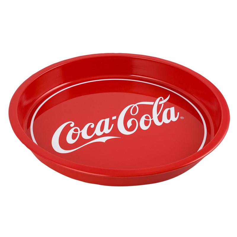 Coca-Cola Tin Round Serving Tray image